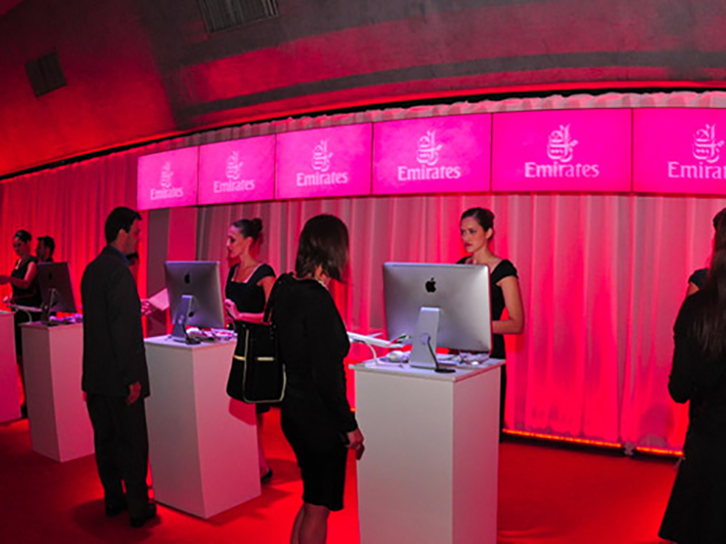 Emirates - Sistema de acreditaciones para eventos